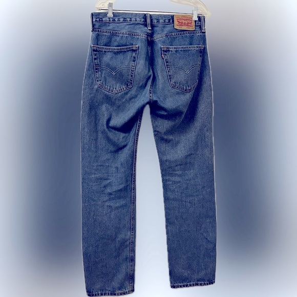 Levis 505™ Regular Fit Men’s Zip Fly Jeans. Size W32 x L34. - Picture 4 of 6